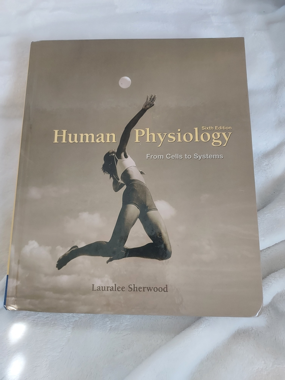 Human Physiology From Cells to Systems Textbook Beige Cover Sherwood 6th Edition
